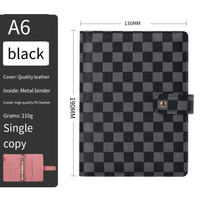 A5 A6 A7 Size PU Leather Binder Bullet Journal art Journaling