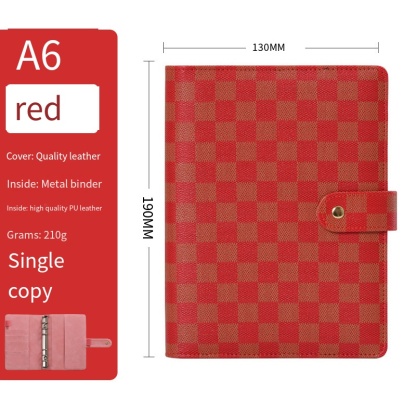 A5 A6 A7 Size PU Leather Binder Bullet Journal art Journaling