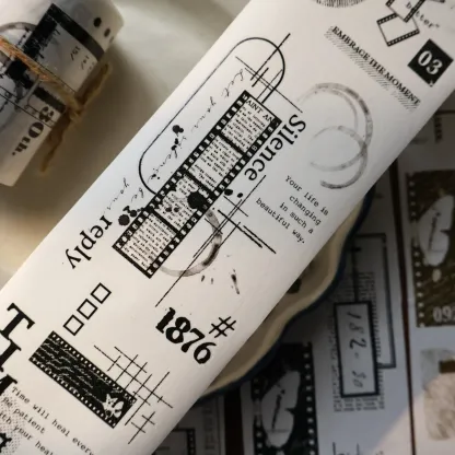 YIER Studio Retro Frame Washi PET Tape 2.17 * 78.74 inch