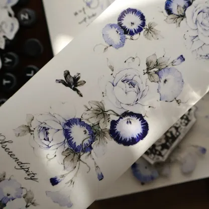 YIER Studio Floral window Washi PET Tape 2.56*78.74 inch