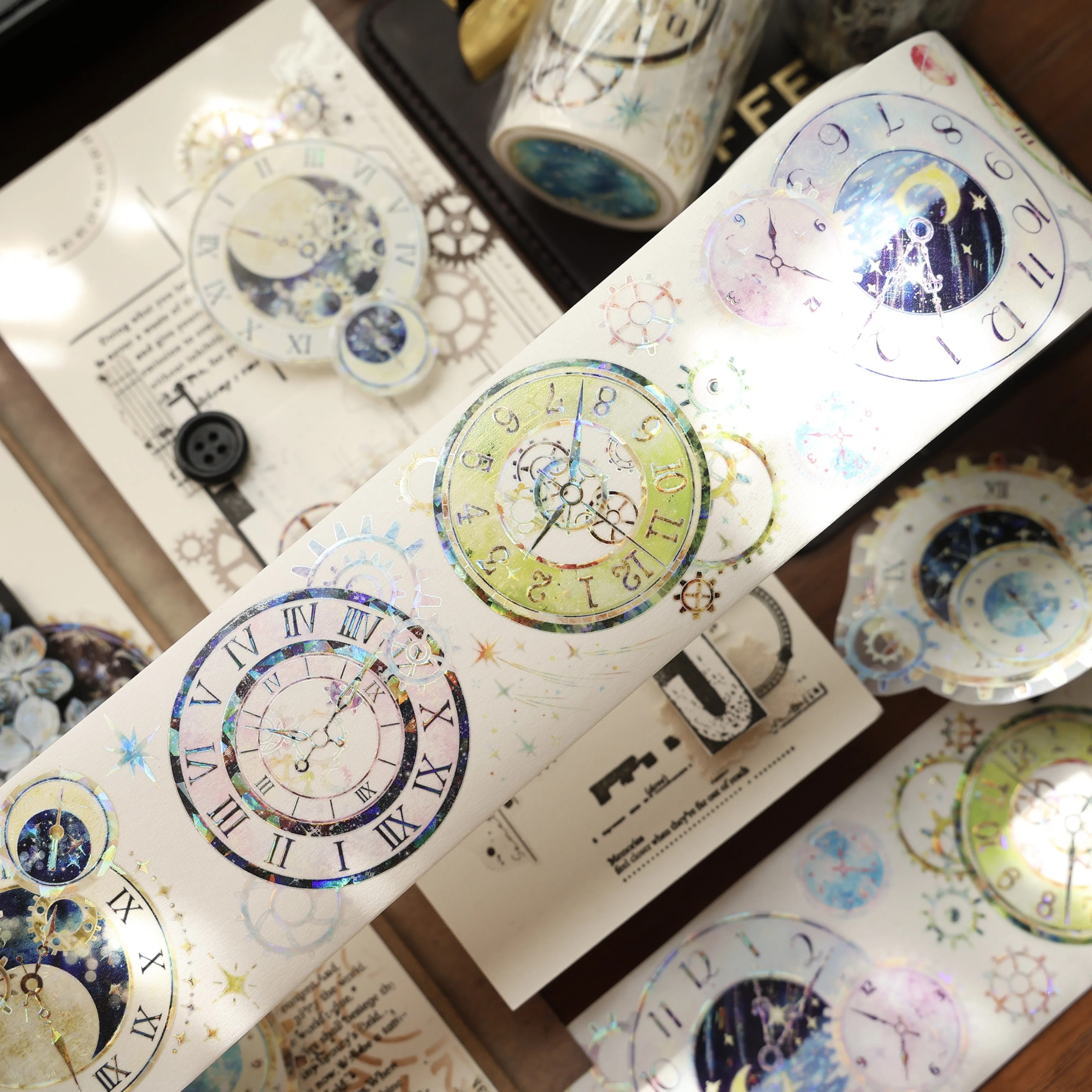 YIER Studio Gear Theme PET Washi Tape 1.97*196.85 inch