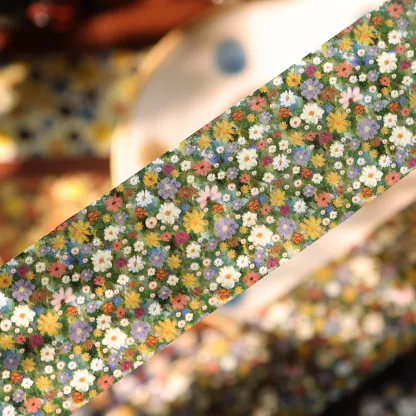 YIER Studio Small Floral painting Washi Tape 1.65*118.11 inch