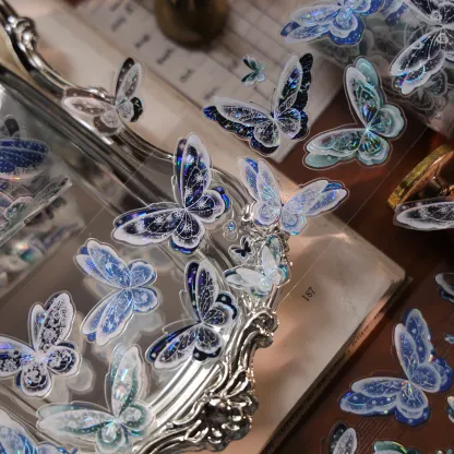 YIER Studio Pre-cut transparent Butterfly PET Tape