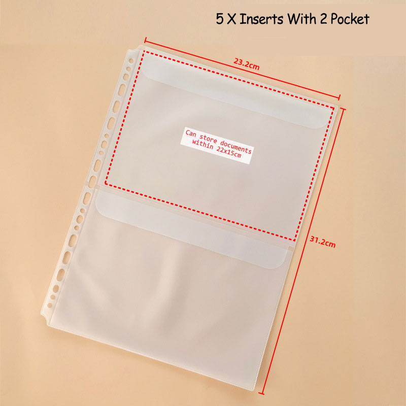 A4 Size Die And Stamp Storage Folder Storage Book Binder Pockets Bags