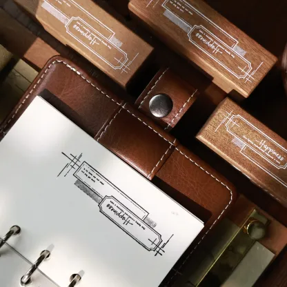 YIER Studio Basic lines Wood Stamp