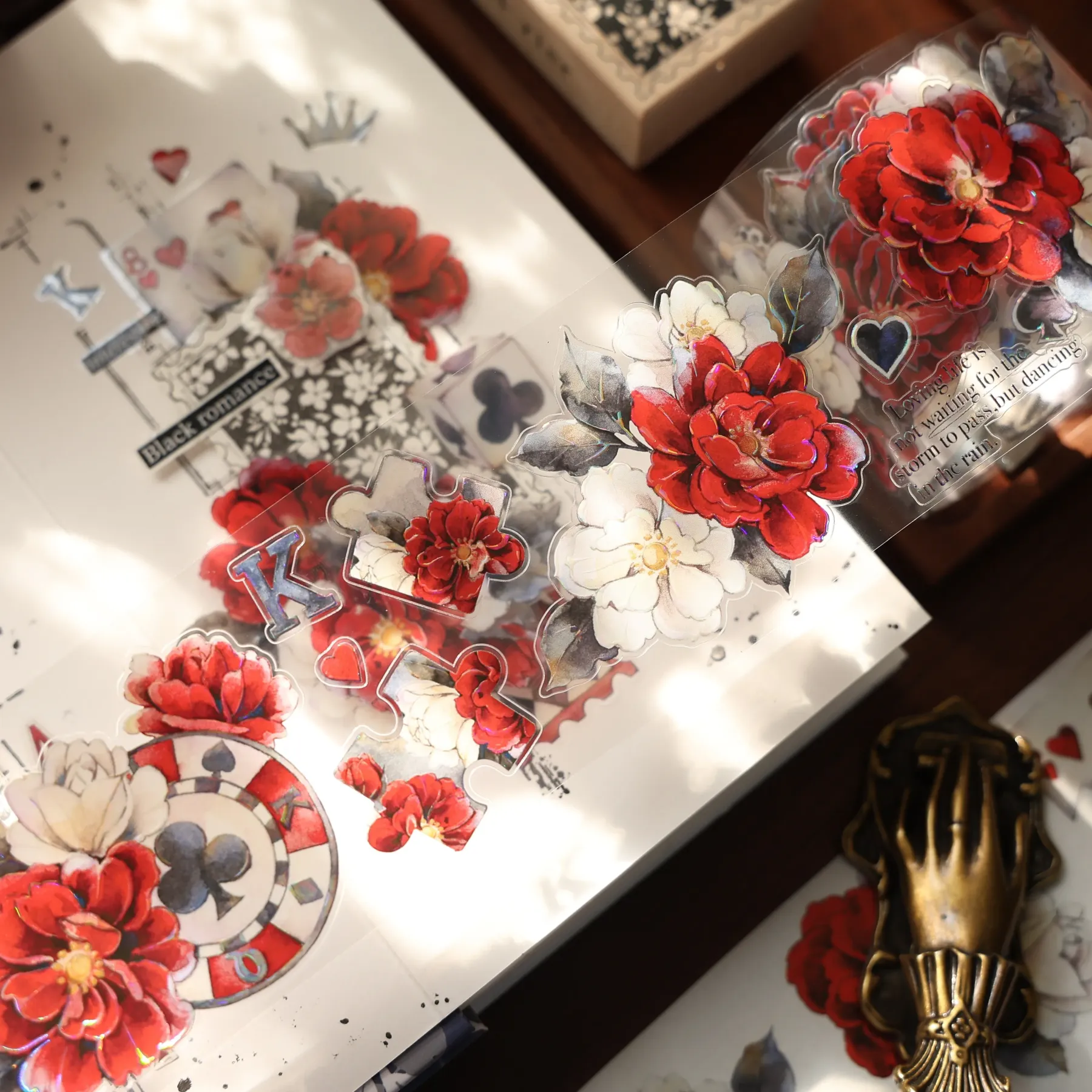 YIER Studio Summer Four-Leaf Clover PET Tape