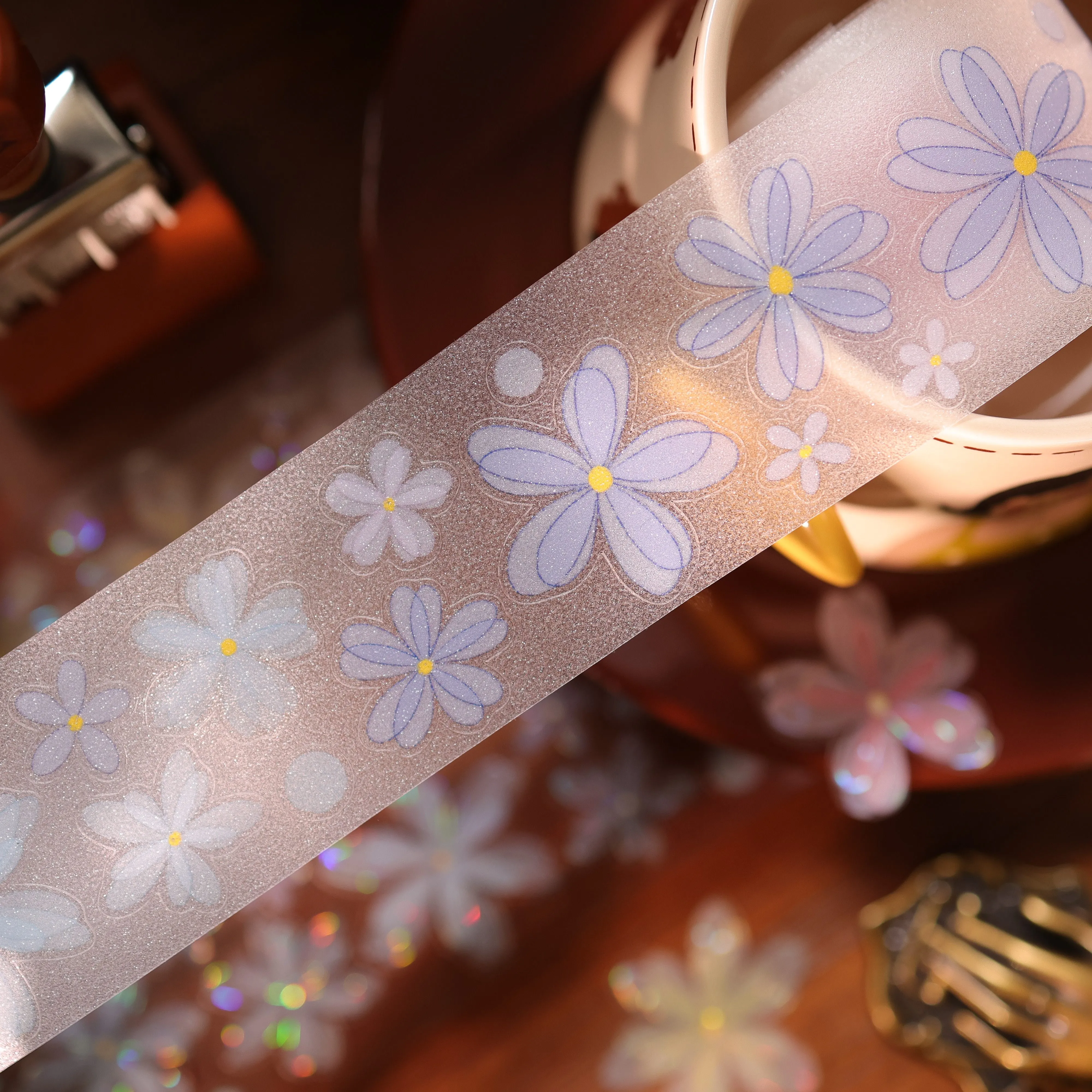 YIER Studio Summer Four-Leaf Clover PET Tape