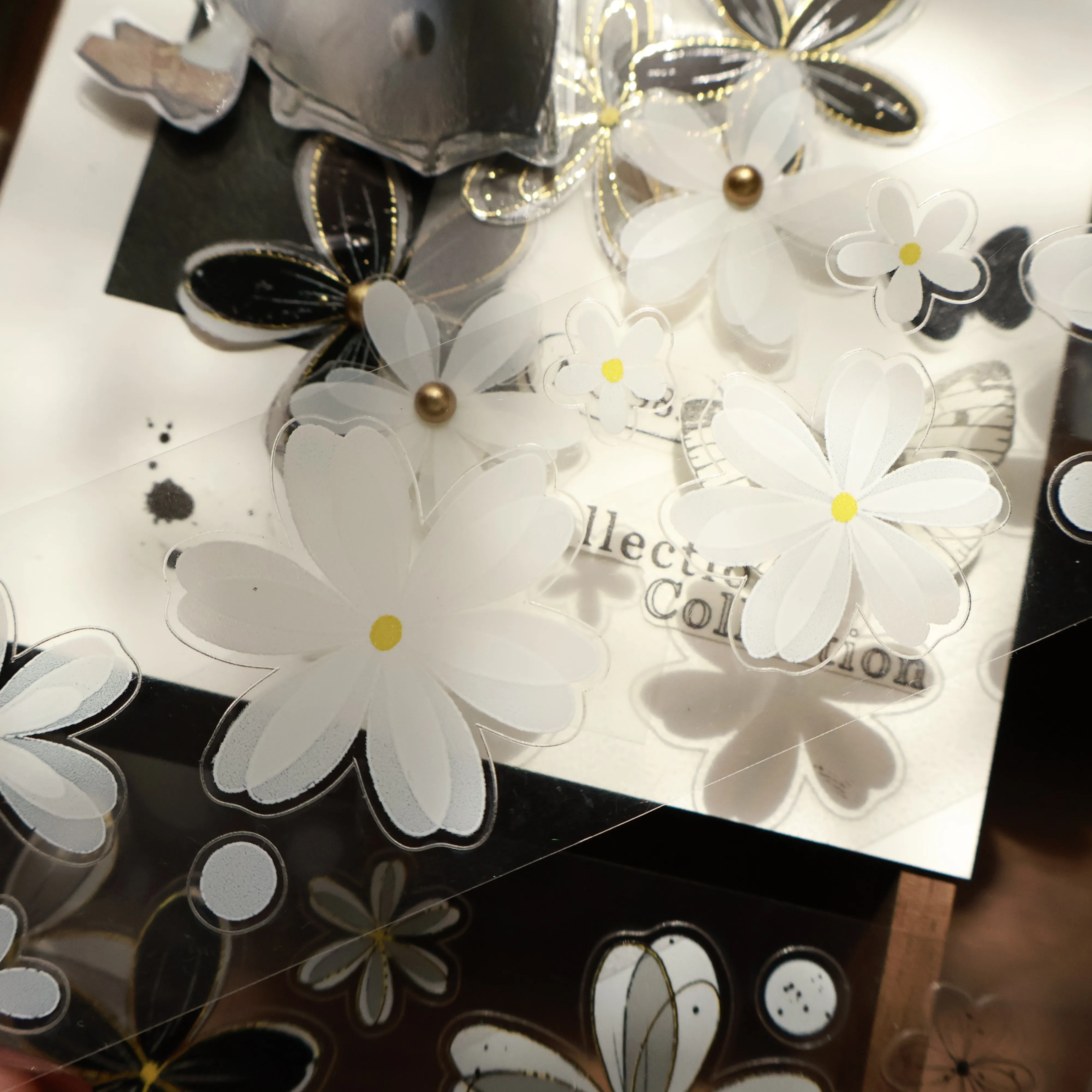 YIER Studio Red Roses Washi PET Tape