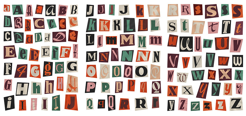 Alphanumeric symbol label stickers