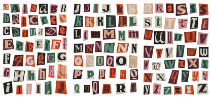 Alphanumeric symbol label stickers