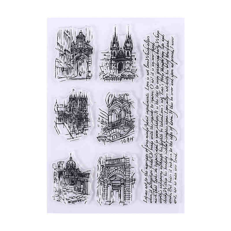 17 Style Clear Silicone Stamps for DIY Scrapbooking Card Making