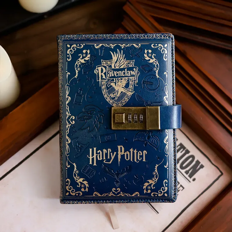 Harry Potter Vintage Code Lock Diary - Secret Writing & Magical Journal for Fans - Stylish Journal for Everyday Writing
