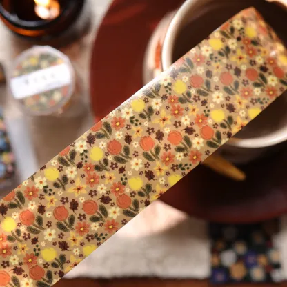 YIER Studio Small Floral painting Washi Tape 1.65*118.11 inch