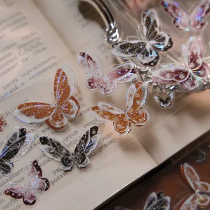 YIER Studio Pre-cut transparent Butterfly PET Tape
