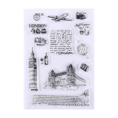 17 Style Clear Silicone Stamps for DIY Scrapbooking Card Making