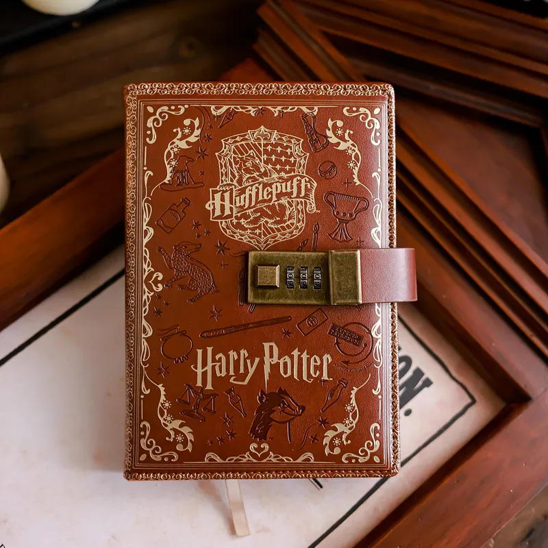 Harry Potter Vintage Code Lock Diary - Secret Writing & Magical Journal for Fans - Stylish Journal for Everyday Writing