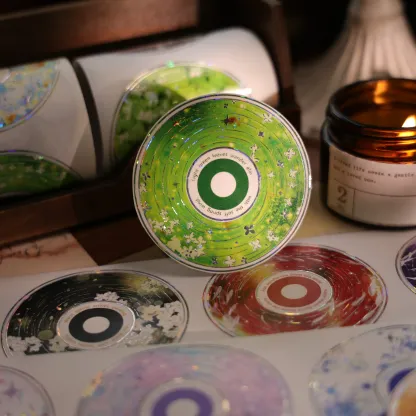 YIER Studio Pre-cut Color CD PET Tape