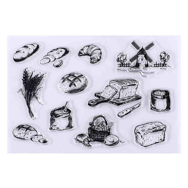 17 Style Clear Silicone Stamps for DIY Scrapbooking Card Making