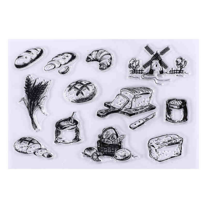 17 Style Clear Silicone Stamps for DIY Scrapbooking Card Making