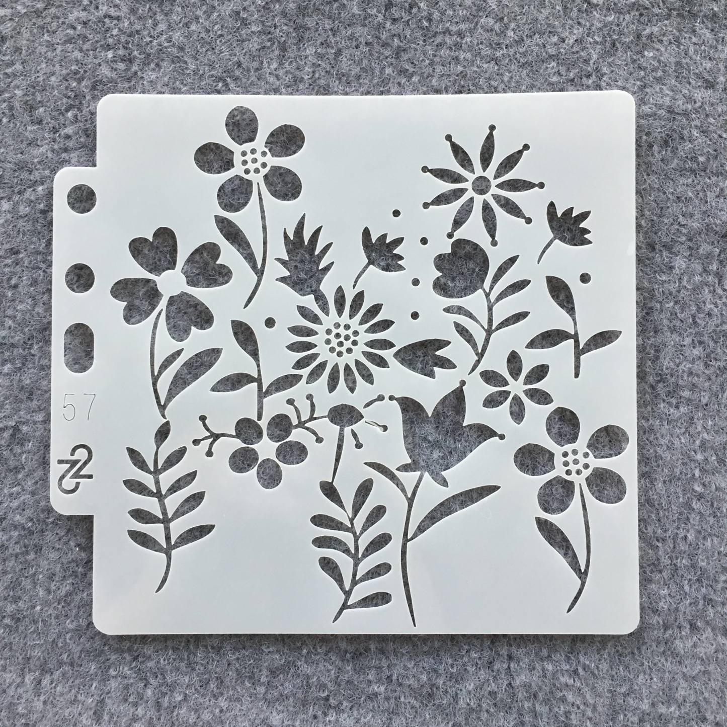 1Pc Cloud, Snowflake, Floral, Deer Elements Scrapbook Hollow Stencil Template