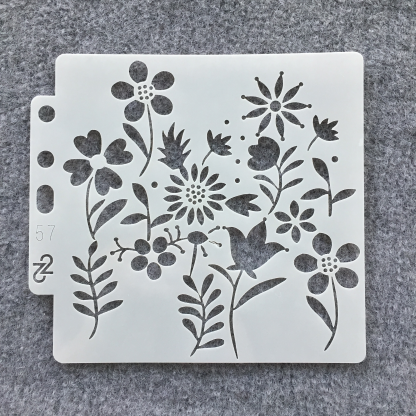 1Pc Cloud, Snowflake, Floral, Deer Elements Scrapbook Hollow Stencil Template