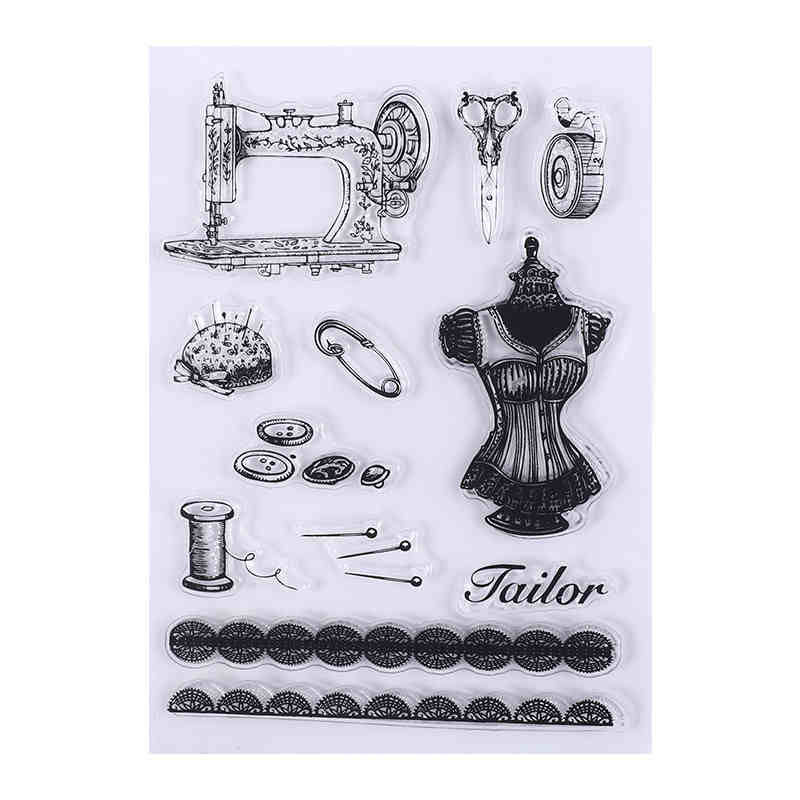17 Style Clear Silicone Stamps for DIY Scrapbooking Card Making
