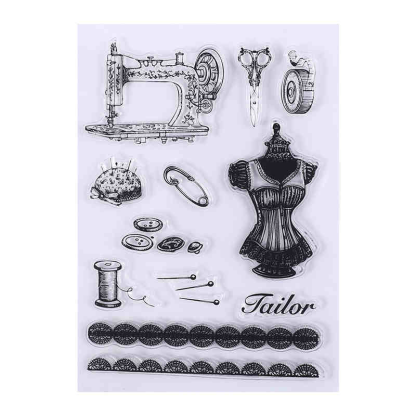 17 Style Clear Silicone Stamps for DIY Scrapbooking Card Making