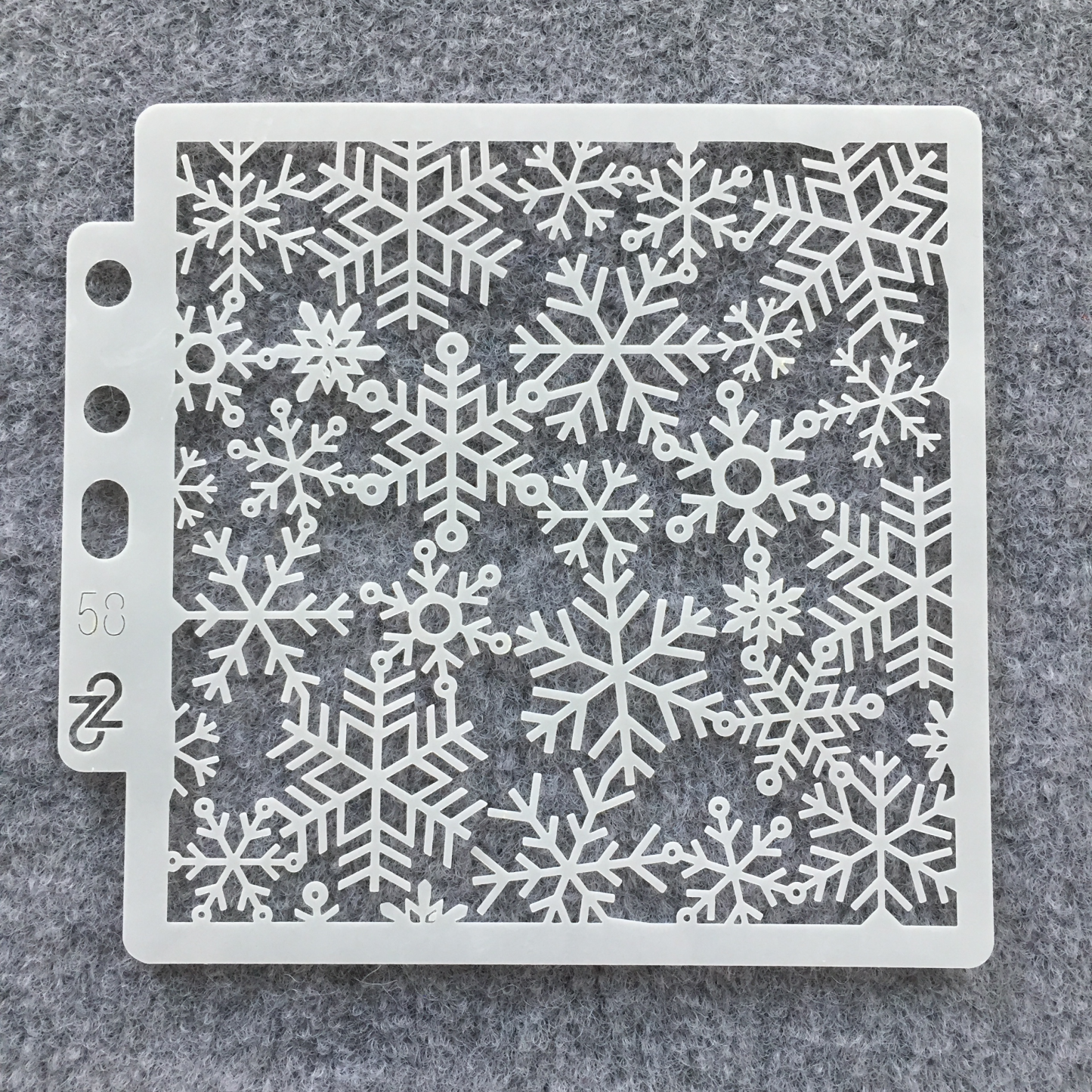 1Pc Cloud, Snowflake, Floral, Deer Elements Scrapbook Hollow Stencil Template