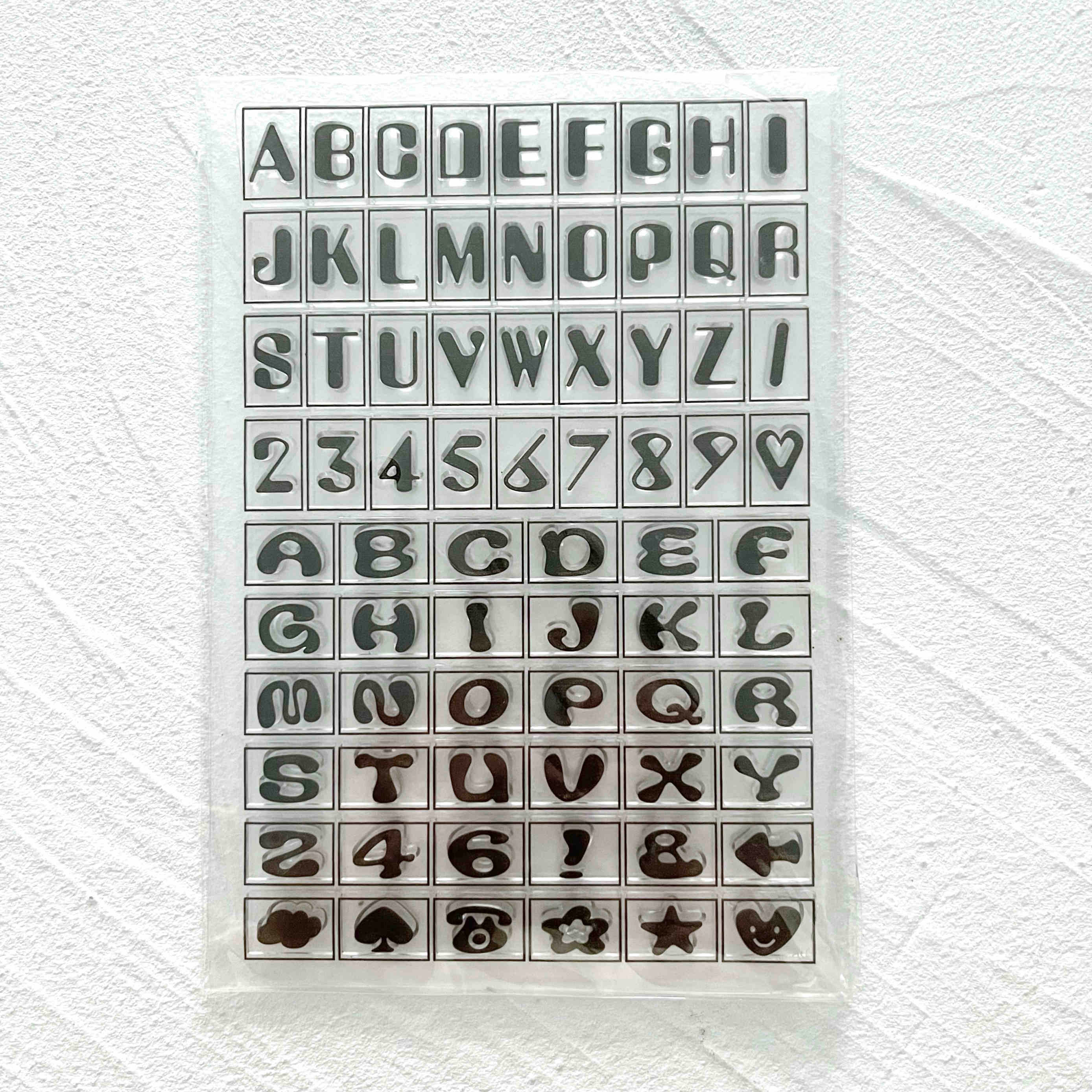 48 Style Clear Silicone Stamps for DIY Scrapbooking Card Making