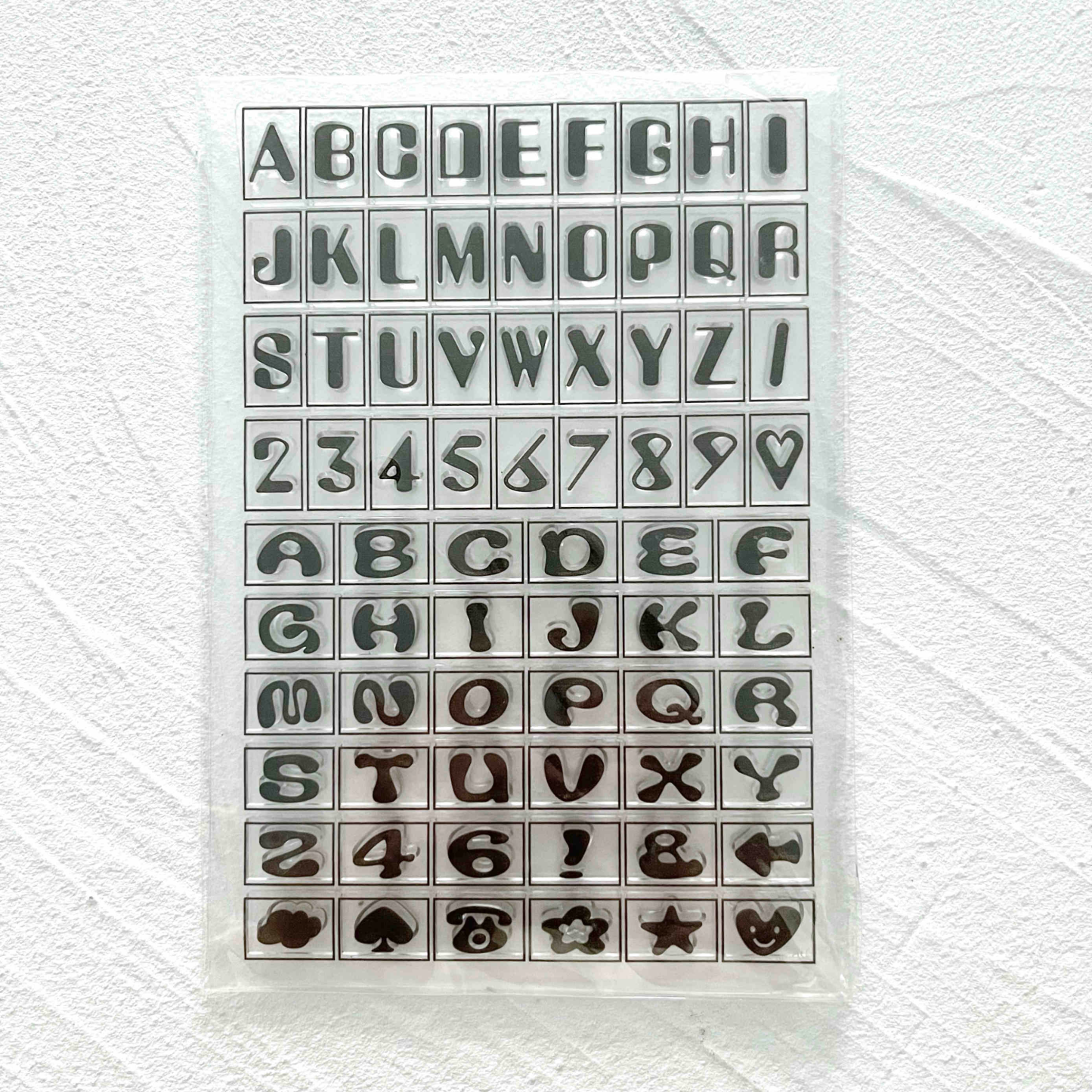 48 Style Clear Silicone Stamps for DIY Scrapbooking Card Making
