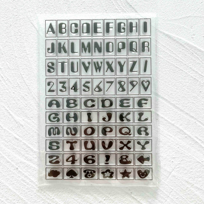 48 Style Clear Silicone Stamps for DIY Scrapbooking Card Making
