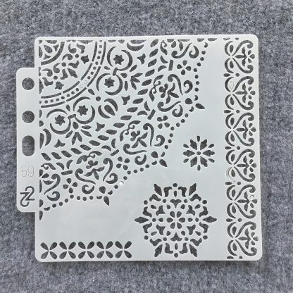 1Pc Cloud, Snowflake, Floral, Deer Elements Scrapbook Hollow Stencil Template