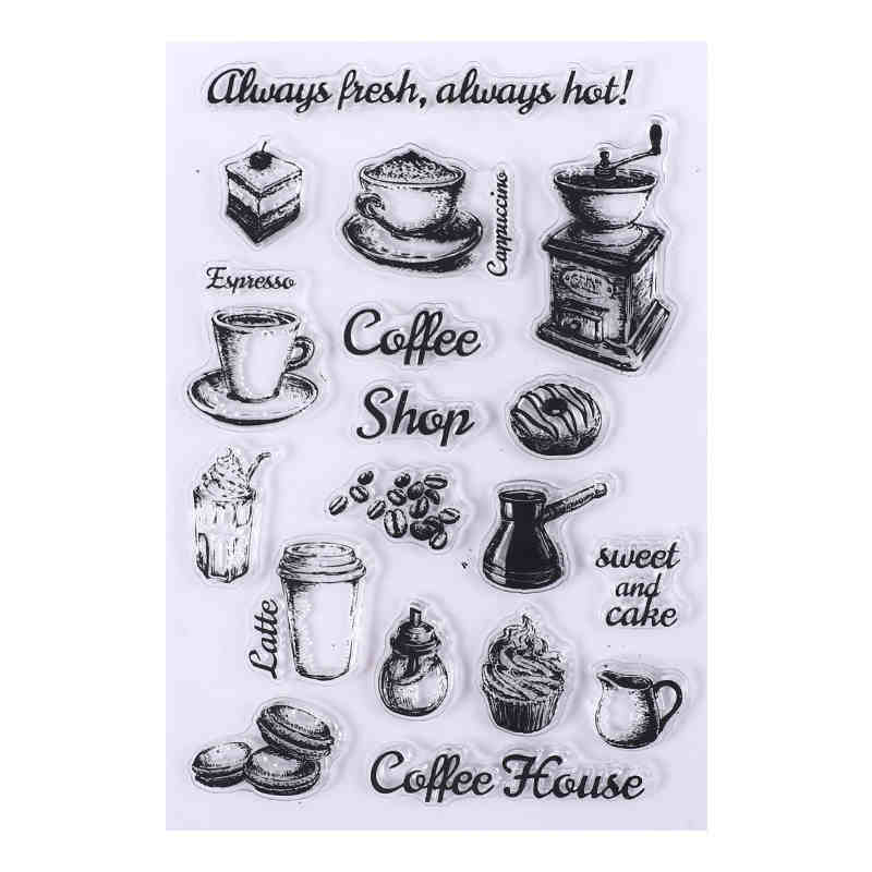 17 Style Clear Silicone Stamps for DIY Scrapbooking Card Making