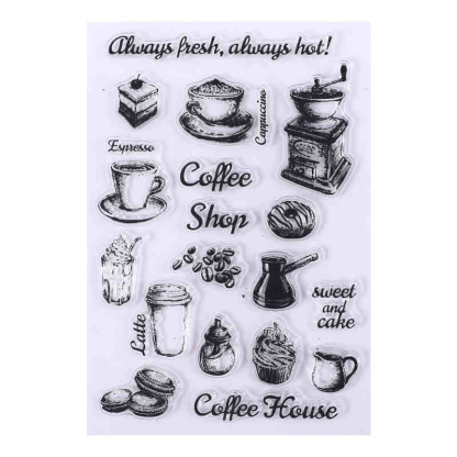 17 Style Clear Silicone Stamps for DIY Scrapbooking Card Making