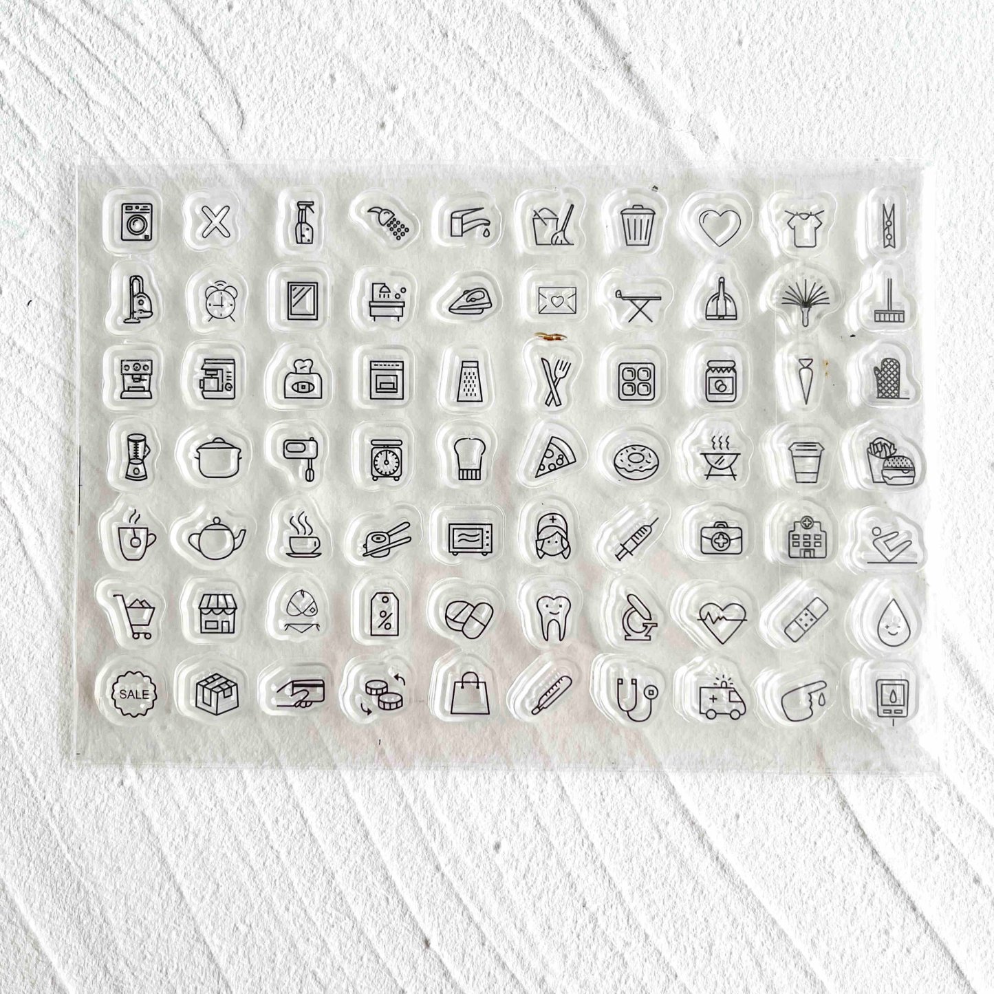 48 Style Clear Silicone Stamps for DIY Scrapbooking Card Making