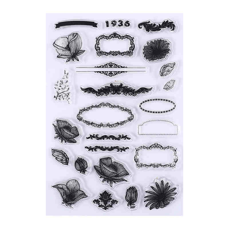 17 Style Clear Silicone Stamps for DIY Scrapbooking Card Making