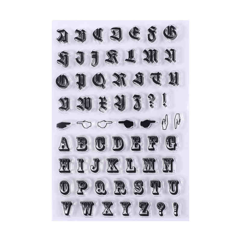 17 Style Clear Silicone Stamps for DIY Scrapbooking Card Making