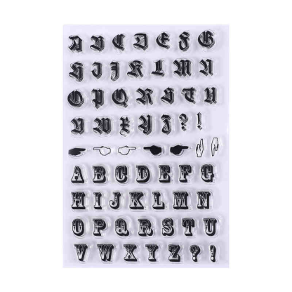 17 Style Clear Silicone Stamps for DIY Scrapbooking Card Making