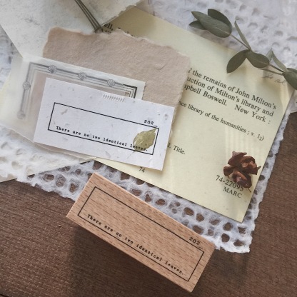 Zoey Studio Small Flower Wood Stamp