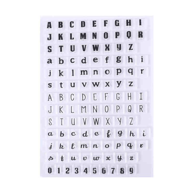 17 Style Clear Silicone Stamps for DIY Scrapbooking Card Making