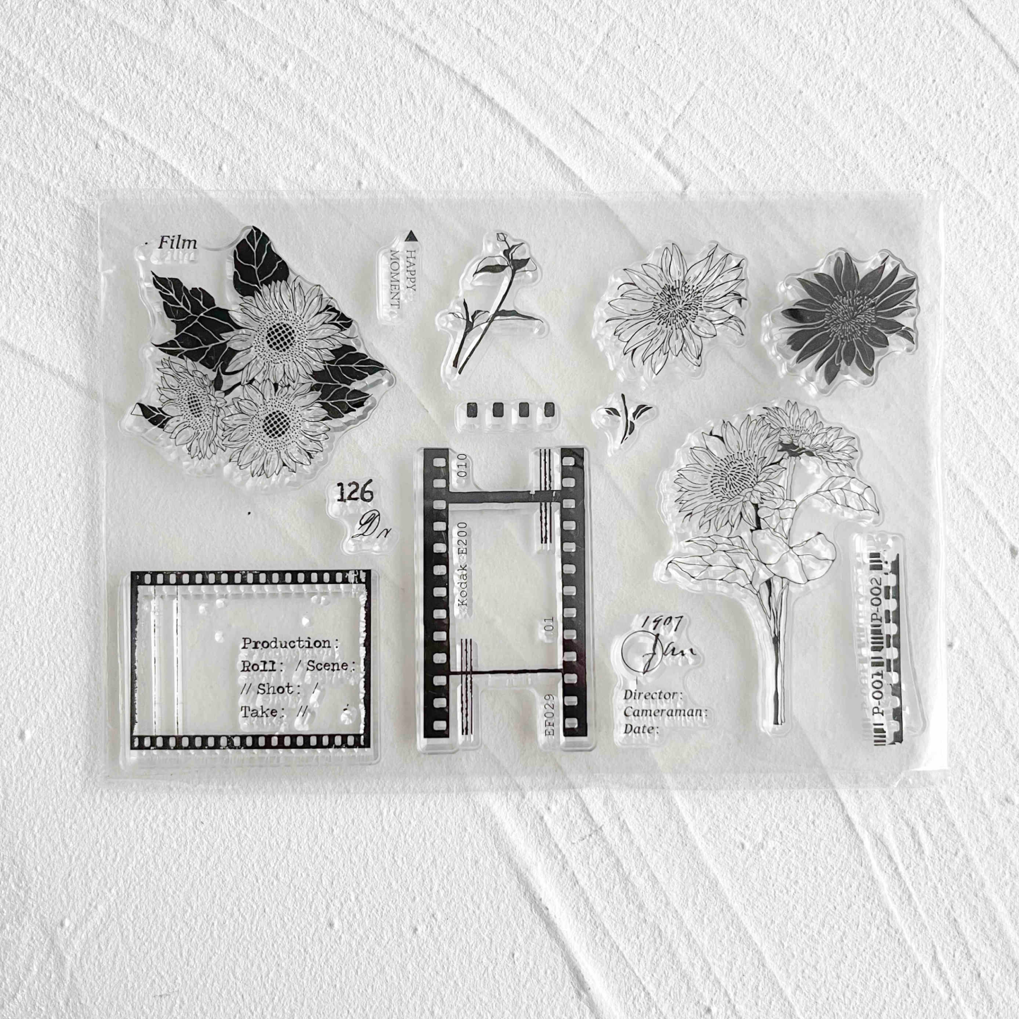48 Style Clear Silicone Stamps for DIY Scrapbooking Card Making