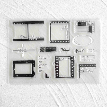 48 Style Clear Silicone Stamps for DIY Scrapbooking Card Making