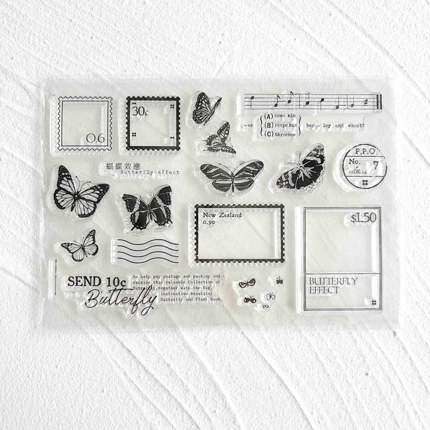 48 Style Clear Silicone Stamps for DIY Scrapbooking Card Making