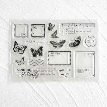 48 Style Clear Silicone Stamps for DIY Scrapbooking Card Making