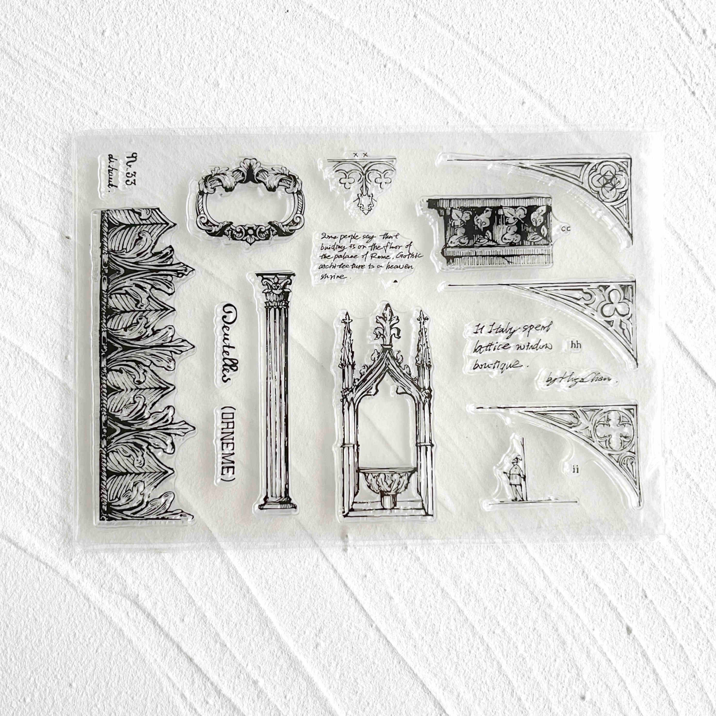 48 Style Clear Silicone Stamps for DIY Scrapbooking Card Making
