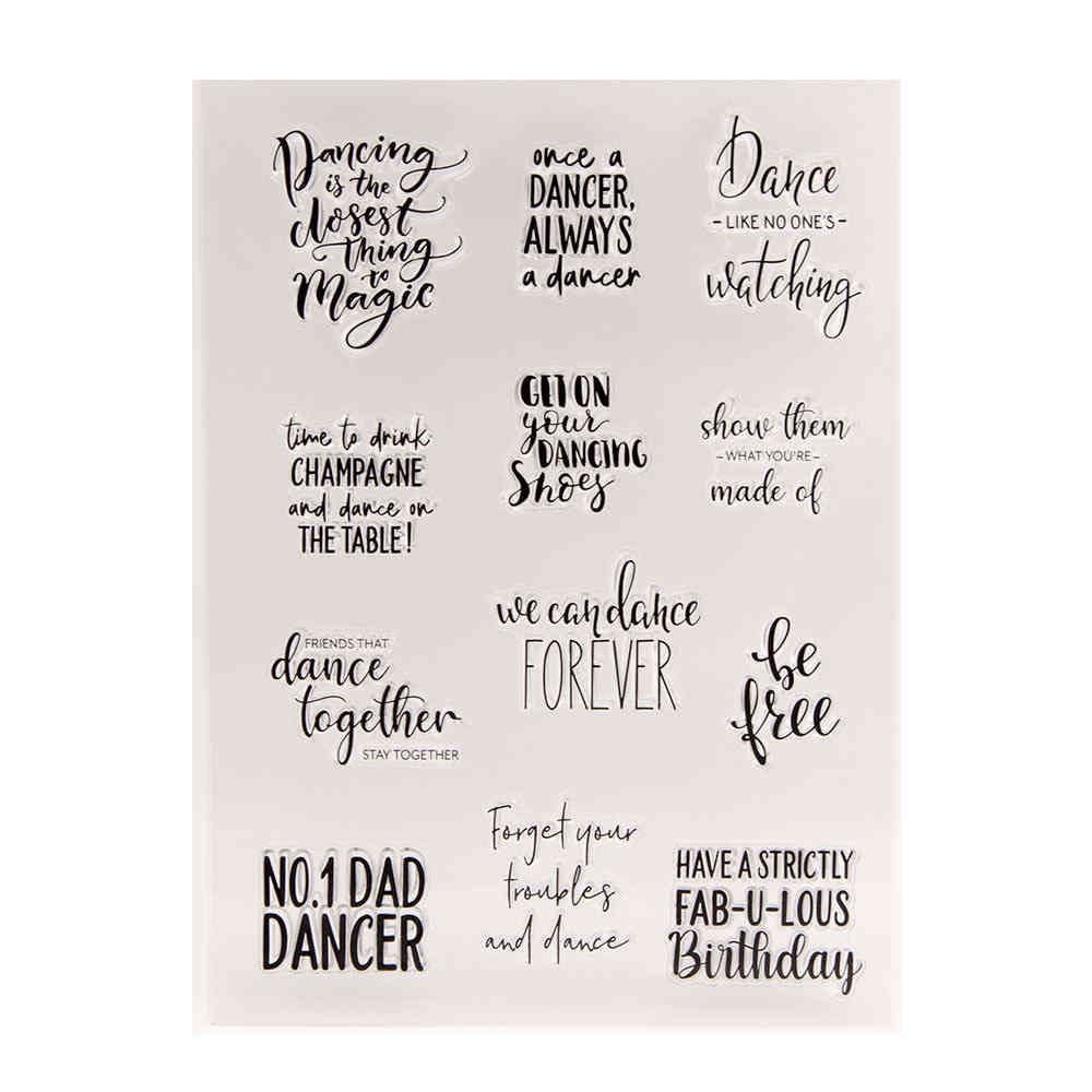 48 Style Clear Silicone Stamps for DIY Scrapbooking Card Making