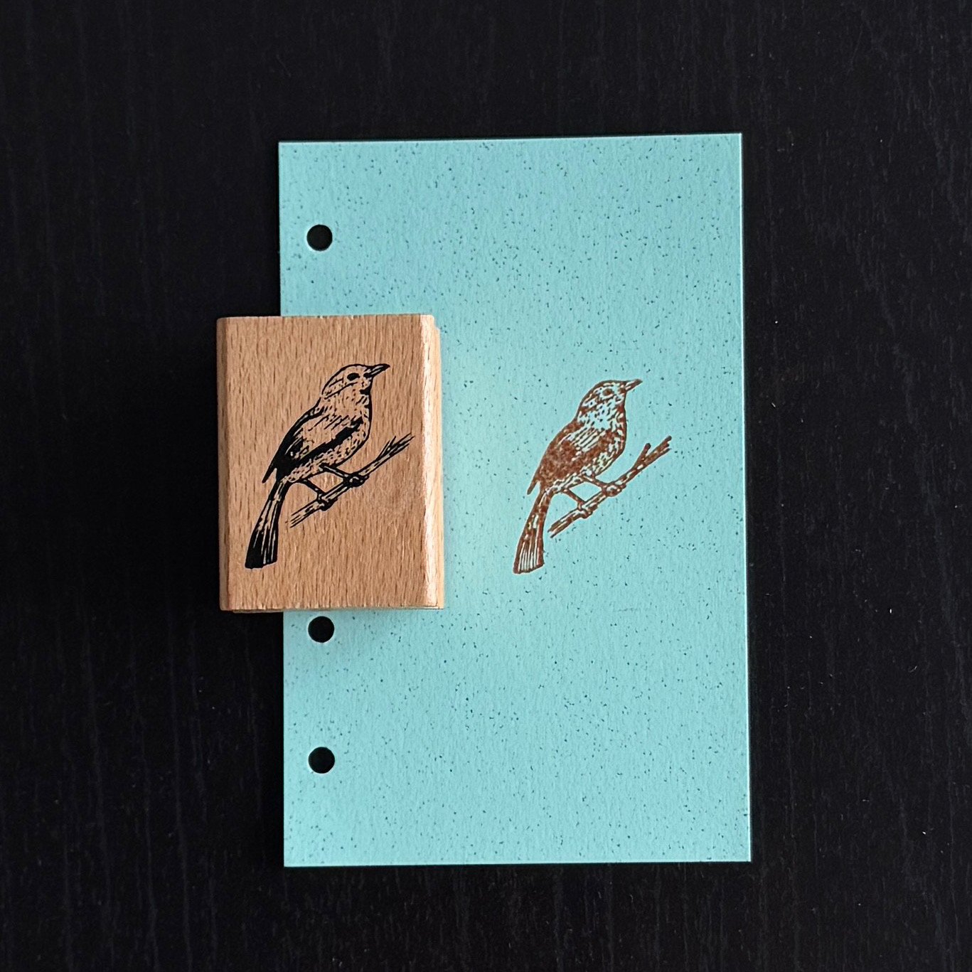 Vintage Nature Sketch Wooden Rubber Stamp | Butterfly Mushroom Dragonfly Botanical