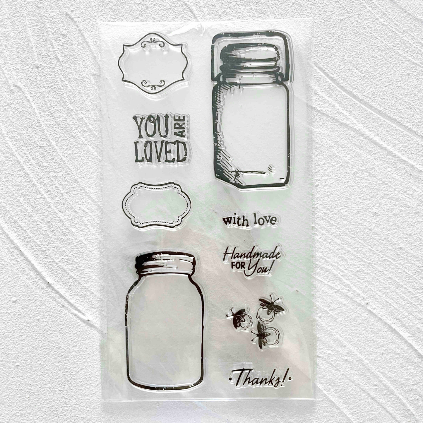 48 Style Clear Silicone Stamps for DIY Scrapbooking Card Making