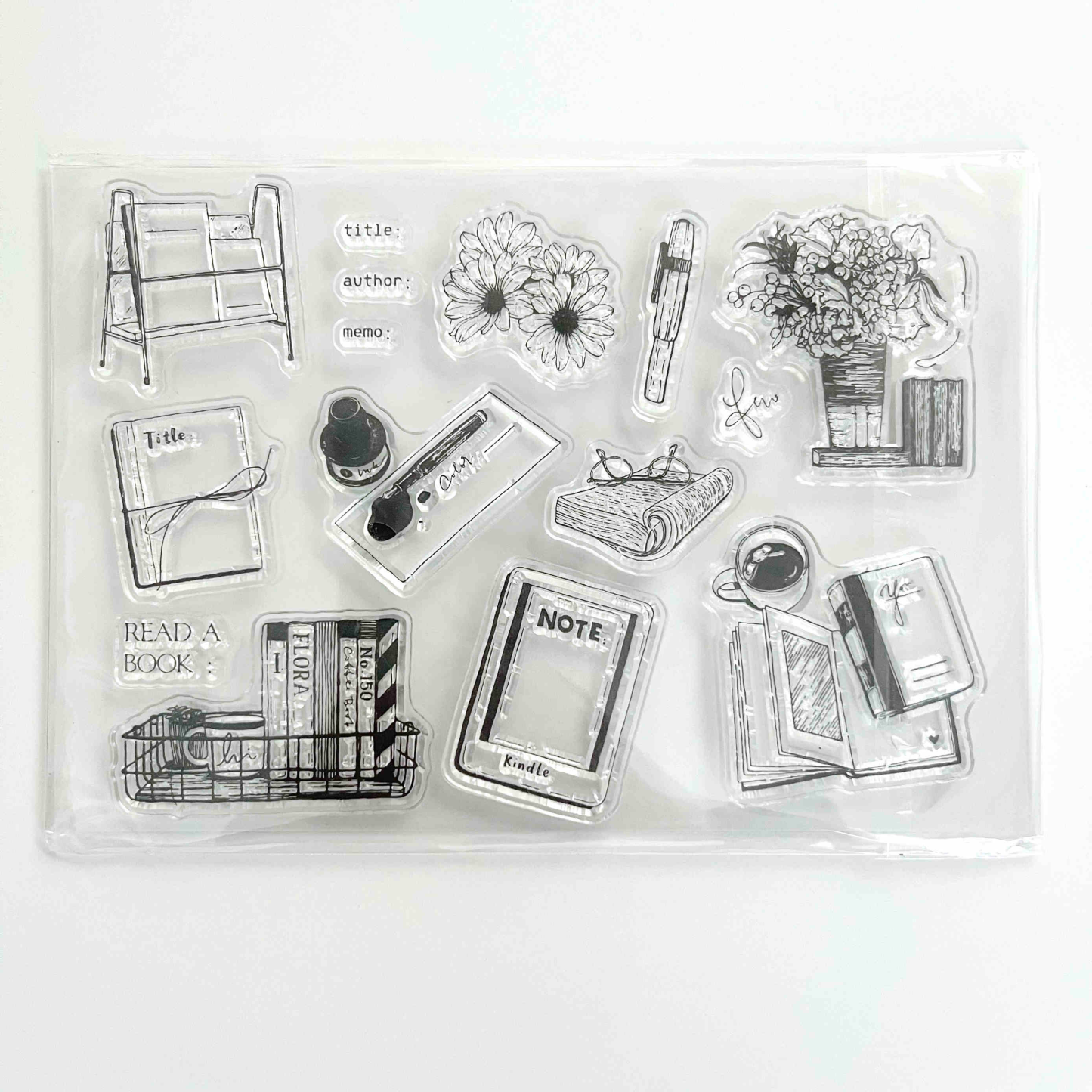 48 Style Clear Silicone Stamps for DIY Scrapbooking Card Making