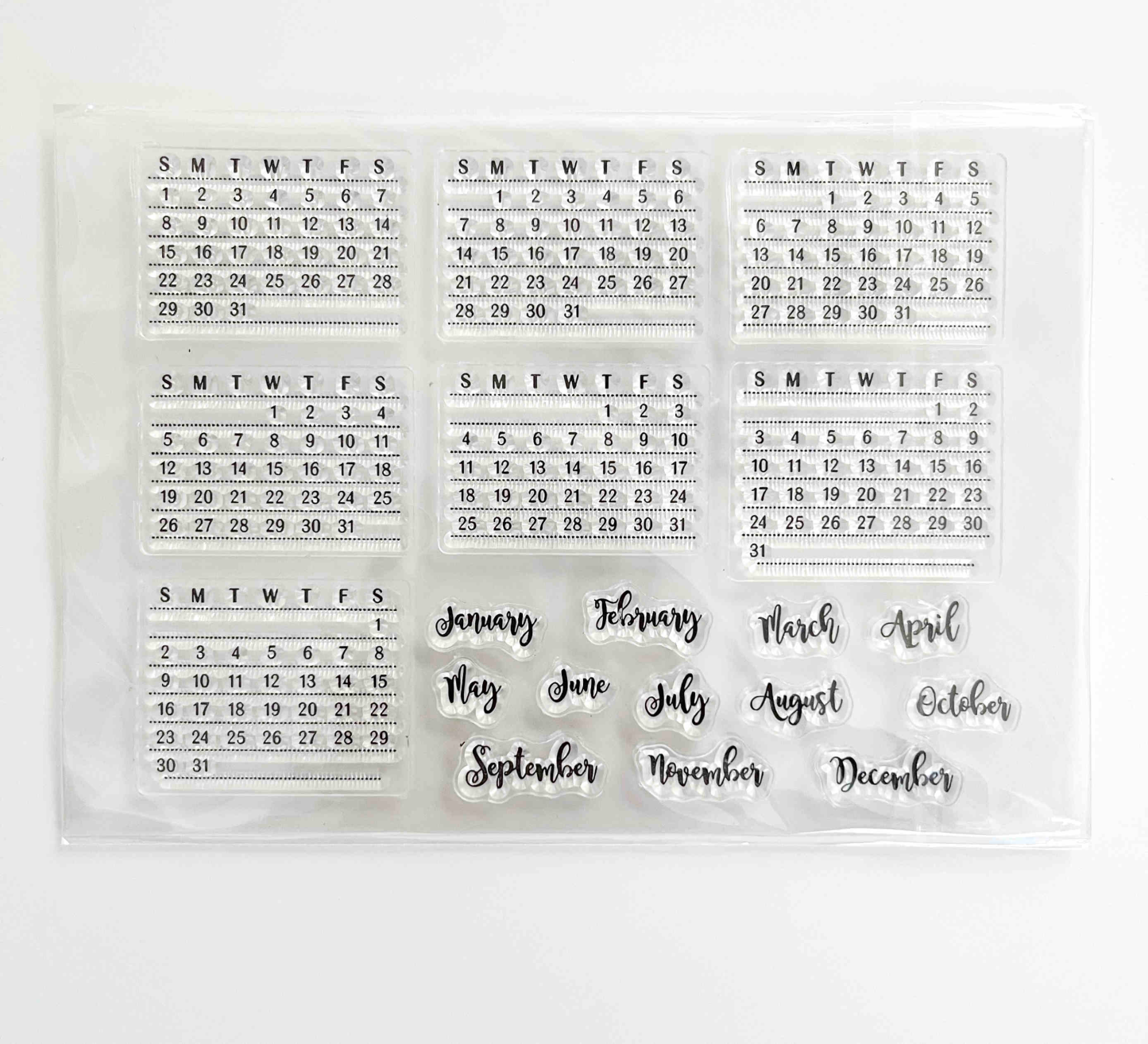 48 Style Clear Silicone Stamps for DIY Scrapbooking Card Making